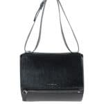 Givenchy Black Calf Hair Pandora Box Mini Bag