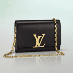 Louis Vuitton Black Chain Louise Bag