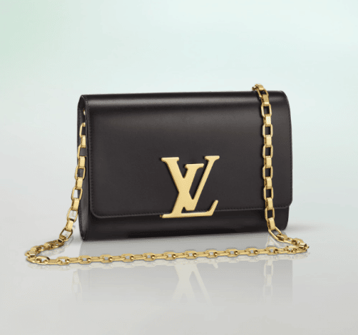 Louis Vuitton Black Chain Louise Bag