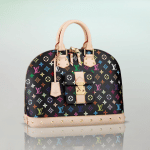 Louis Vuitton Black Monogram Multicolore Alma GM Bag