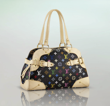 Louis Vuitton Black Monogram Multicolore Claudia Bag