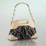 Louis Vuitton Black Monogram Multicolore Judy MM Bag