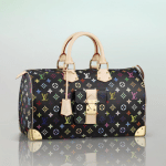 Louis Vuitton Black Monogram Multicolore Speedy 40 Bag