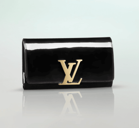 My latest FP find - LV Louise clutch in nude : r/Louisvuitton
