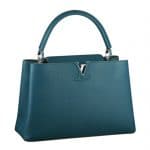 Louis Vuitton Bleu Canard Capucines MM Bag