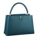 Louis Vuitton Bleu Canard Capucines MM Bag