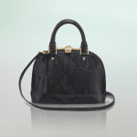Louis Vuitton Bleu Marine Python Alma BB Bag
