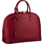 Louis Vuitton Cherry Alma MM Taurillon Bag