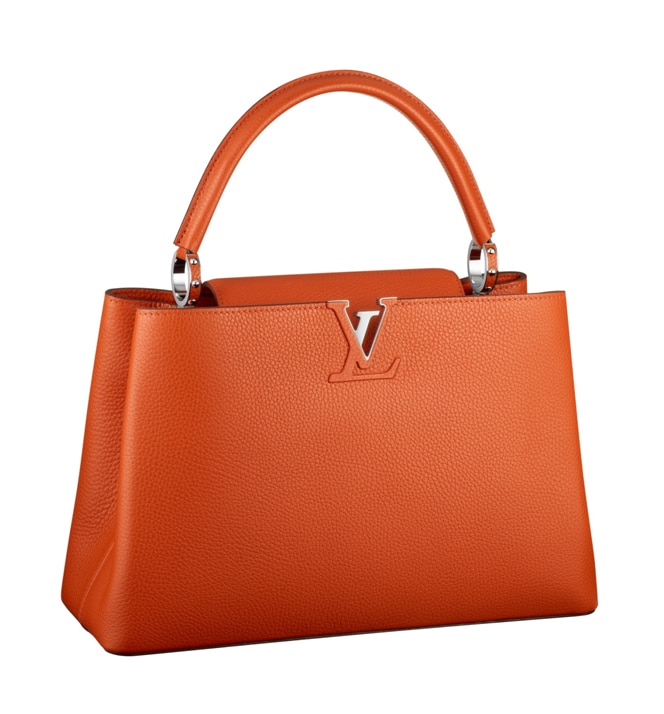 Louis Vuitton - Capucines MM Taurillon Blanc Casse