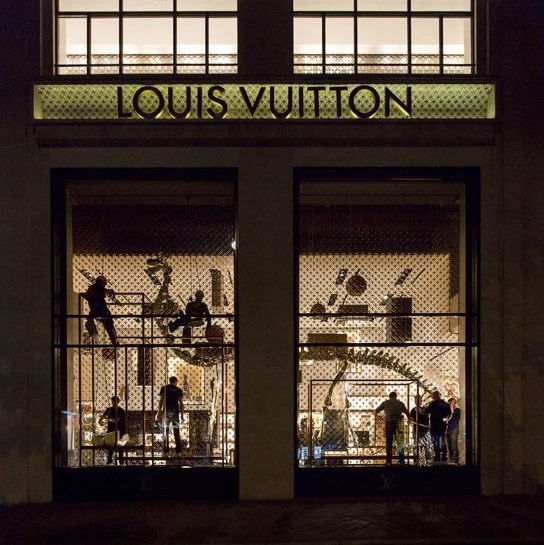 Louis Vuitton Dinosaur Display