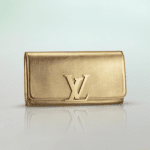 Louis Vuitton Golden Calfskin Louise Clutch Bag