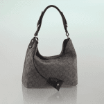 Louis Vuitton Granit Monogram Antheia Suede Hobo PM Bag