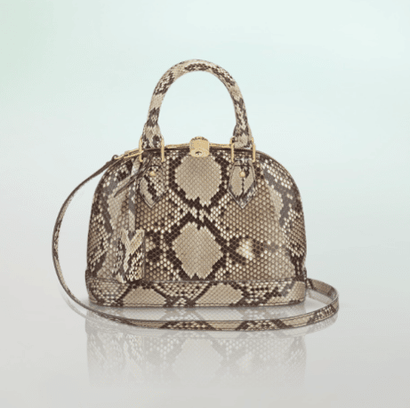 Louis Vuitton Wish Bag Monogram Suede with Python - ShopStyle