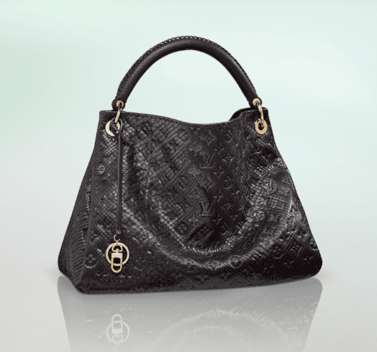 Louis Vuitton, Bags, Louis Vuitton Exotic Noir Python Snake Skin