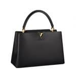 Louis Vuitton Noir Capucines GM Bag