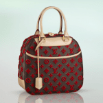 Louis Vuitton Red Monogram Canvas Tuffetage Deauville Bag