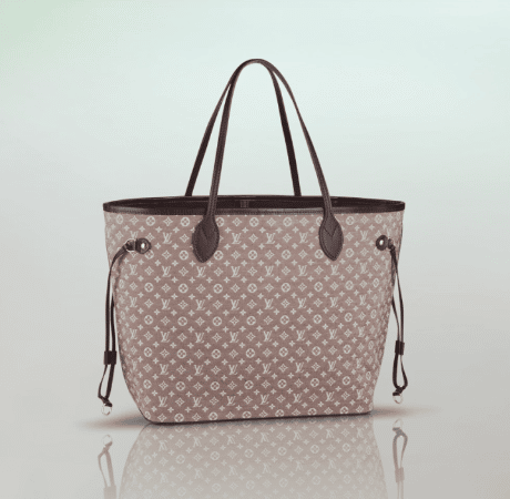 Idylle cloth handbag Louis Vuitton Brown in Cloth - 28121016