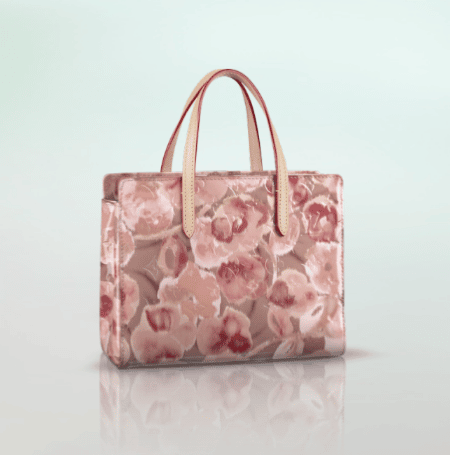 LOUIS VUITTON tableau plexiglass fleurs sac Louis Vuitton résine