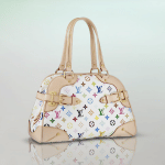 Louis Vuitton White Monogram Multicolore Claudia Bag