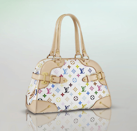 Louis Vuitton White Multicolour Monogram Murakami Claudia Bag — Rediscover  Vintage