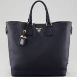 Prada Baltico Snap-Top Tote Bag