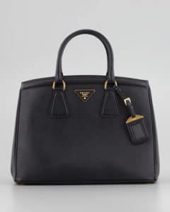 Prada Black Saffiano Parabole Tote Bag