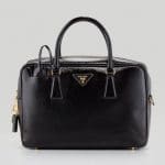 Prada Black Saffiano Vernice TV Bag