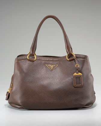Prada Cervo Loop Bag - Black Shoulder Bags, Handbags - PRA808166