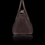 Prada Brown Glace Calfskin Twin Pocket Tote Bag 2