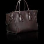 Prada Brown Glace Calfskin Twin Pocket Tote Bag 3