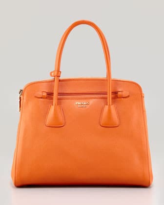 Prada Saffiano tote review: Cuir double bag vs. Lux double zip