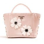 Prada Pink Flower Tote Bag