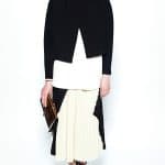 Proenza Schouler White/Black/Orange Flap Bag 1 - Resort 2014