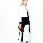 Proenza Schouler White/Black/Orange Flap Bag 2 - Resort 2014