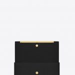 Saint Laurent Black Lutetia Flap Clutch Bag 2