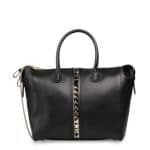 Valentino Black Rockstud Double Handle Tote Bag