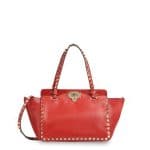 Valentino Red Rockstud Tote Mini Bag