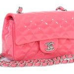 Chanel Pink Patent Classic Flap Mini Bag - Spring 2013
