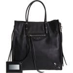 Balenciaga Black Papier A5 Zip Around Bag