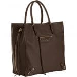 Balenciaga Brown Papier A5 Zip Around Bag