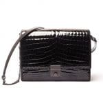 Bottega Veneta Nero Crocodile Bag - Fall 2013