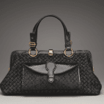 Bottega Veneta Nero Rafialana Ayers Bag - Fall 2013