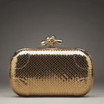 Bottega Veneta Yellow Gold Diamond Knot Bag - Fall 2013
