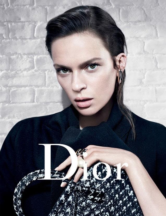 Elise Crombez with Dior Black and White Houndstooth DiorBar Bag 2