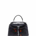 Fendi Black Fur Peekaboo Mini Bag