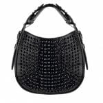 Givenchy Black Ayers With Swarovski Crystals Obsedia Mini Bag