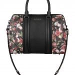 Givenchy Black/Printed Roses Lucrezia Small Bag