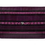 Givenchy Violet Printed Ayers Patchwork Clutch Bag