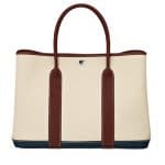 Hermes Beige Canvas Garden Party Medium Bag