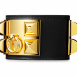 Hermes Black Collier de Chien Small Bracelet